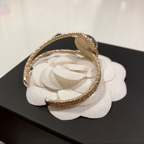 🚫SOLD🚫 Chanel Adjustable Braided CC Cuff - Picture 4 of 8